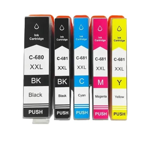 Cartouche PGI-680 CLI-681 encre haute densité compatible TS8260 TR8560 texte net et photo