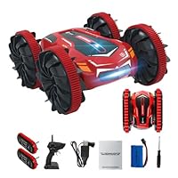 Hot Wheels 水陸両用￼ どんな地形でも走る￼ラジコン￼ ツイスター赤