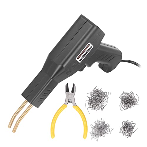 Soldadores de Grampeador Quente Kit de Reparo de Pára-choques de Carro Máquina de Solda Preta (Plugu