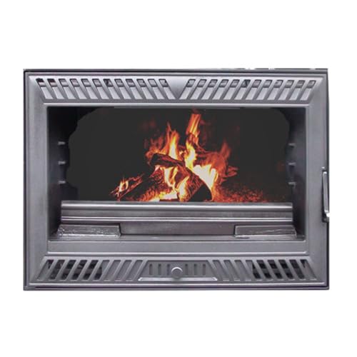 EIDER BIOMASA - INSERT INUK IRON 70 VENTILADA - Insertable de Leña Ventilado 8 kW - Compacto 52x45x69 cm - hasta 135 m³ - Eficiencia Energética Clase A - Entera en funcidión