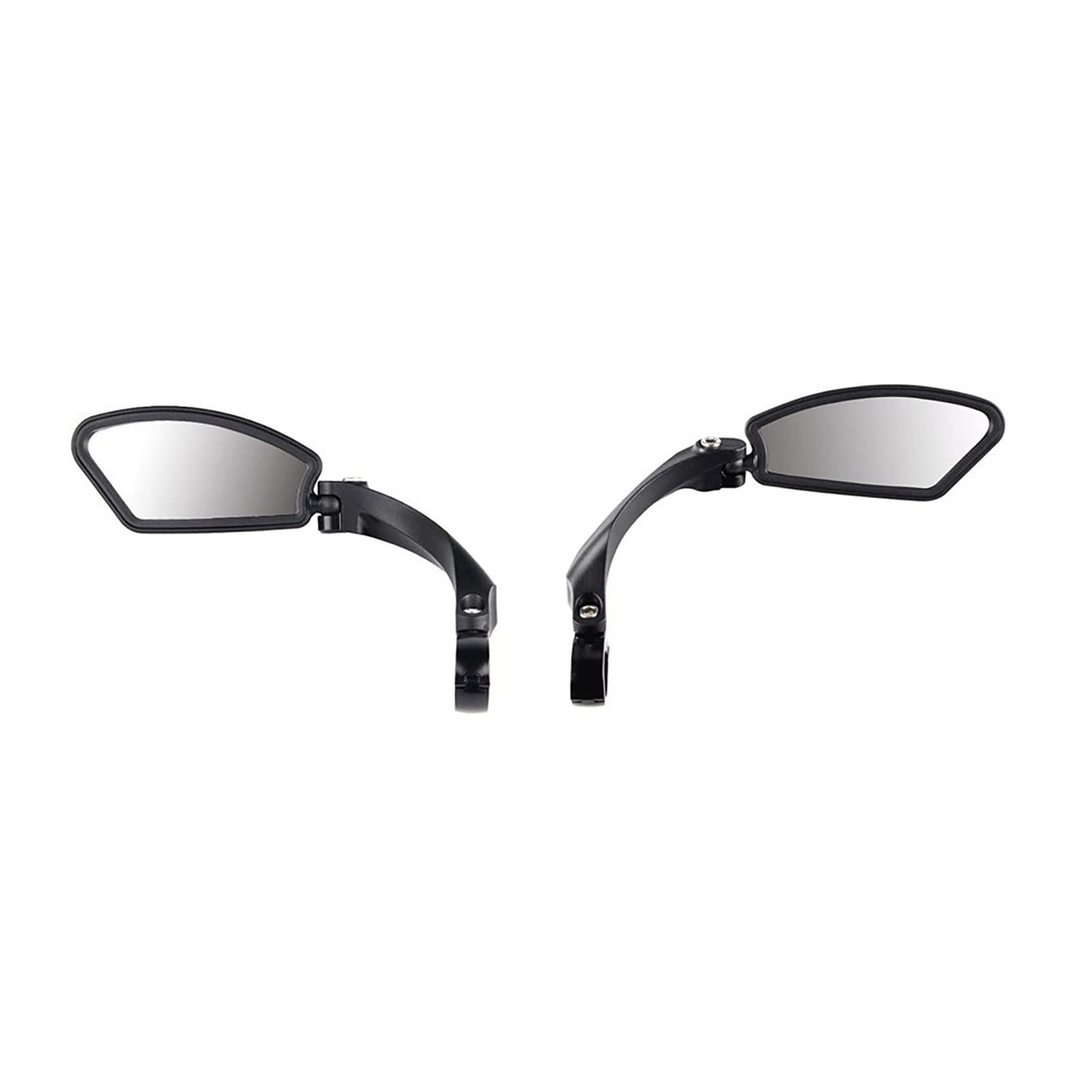 Seite Rückspiegel Universal-Fahrrad-Blendschutz-Rückspiegel, Einstellbare Drehung, Weitwinkel, Radfahren, 360 ° Gedrehte Rückspiegel Für MTB-Rennrad Lenkerendenspiegel ( Color : Stainless steel Pair )