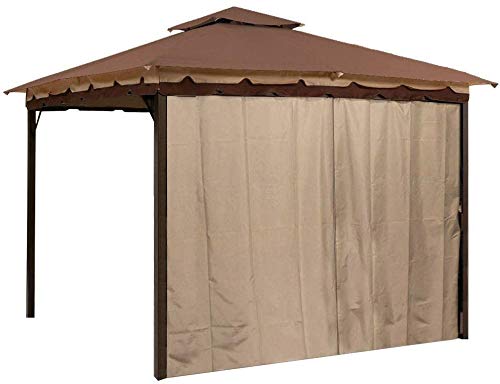 Sunjoy L-GZ436PFB Gazebo Privacy Panel Side Wall fits 10' and 12' Gazebos