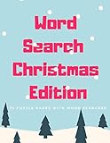 Word Search Christmas Edition: 75 Puzzle Pages With Word Search for Children and Adults! Large Print, Funny Gift For Everyone (75 Pages, 8.5 x 11)