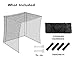 Fahnemt Golf Batting Cage Net for Indoor or Outdoor Golf Practice (10 * 10 * 10ft)