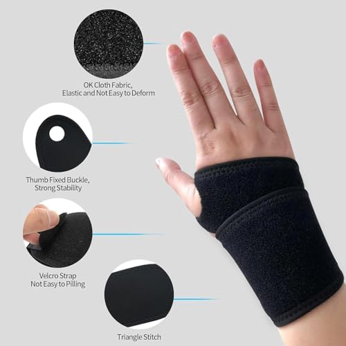 El Bilek Ateli El Bileği Ağrısı İçin Bandaj Fitness Spor Bilek Bandajı - Görsel 7