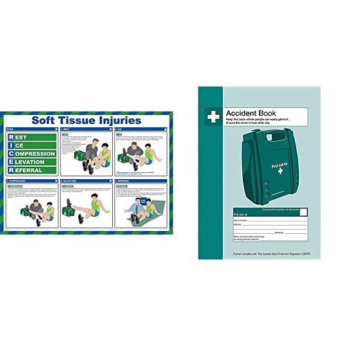 Buy Safety First Aid Laminated Soft Tissue Injuries with Accident Book