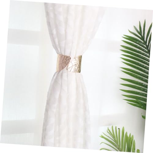 Hebillas decorativas para cortinas Zerodeko con cierre de hoja fuerte 3