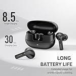 TOZO E2 Wireless Earbuds 10mm Drivers with Powerful Bass, App Customize 32 EQs, with 2 Mics AI Call Noise Cancellation, 30H Playtime, Bluetooth 5.3 Ear Buds, Comfort Fit in-Ear Headphones - Image 3