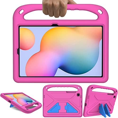 GOZOPO Kids Case for Samsung Galaxy Tab A8 10.5" (SM-X200/X205) 2021 - Lightweight & Shockproof Handle Stand Case (Rose)