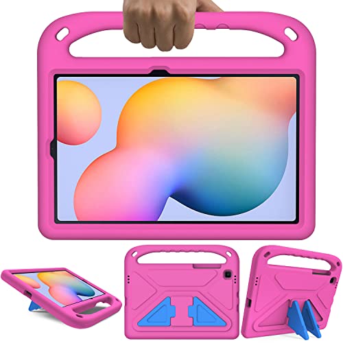 GOZOPO Kids Case for Samsung Galaxy Tab S6 Lite (2024/2022/ 2020) SM-P620/ SM-P625/ SM-P613/ SM-P619/ SM-P610/ SM-P615 - Lightweight & Shockproof Handle Stand Case