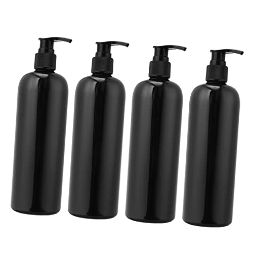 AUTSUPPL 4pcs Press-Type Emulsion Bottles Lotion Dispenser for Shampoo and Shower Gel Bath Accessories Leak Design Lightweight and Portable