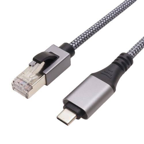 ホーリック USB Type-C-イーサネット変換ケーブル カテゴリー6 5m CR50-051SM