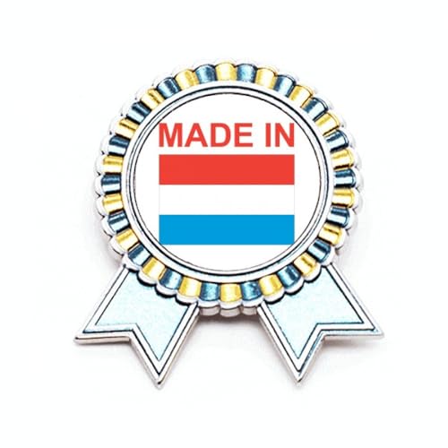 Broche Luxembourg Country Love en métal finition soignée taille M exclusive
