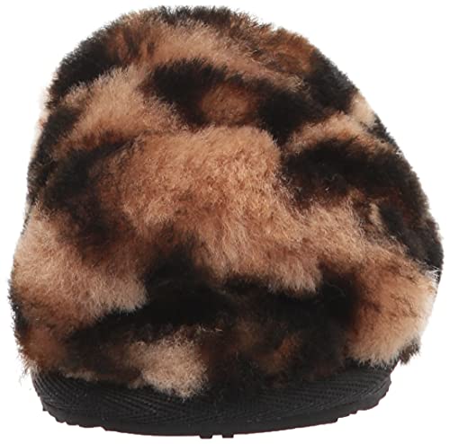 Ugg Baby Girls I Fluff Yeah Slide Panther Print Slipper, Butterscotch, 2-3 Infant #TOP1