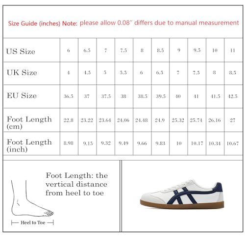 Image of Tigeridea Casual Sneakers for Women Lightweight Lace Up Tennis Shoes | Non-slip Lace Up Fashion Sneaker, Round Toe Retro Walking Shoes, 2026 Trendy Comfortable Trainers