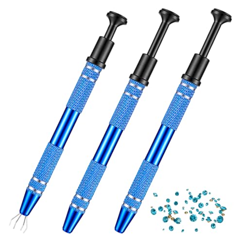 Mudder 3 Pieces Piercing Ball Grabber Tool, 4 Prongs