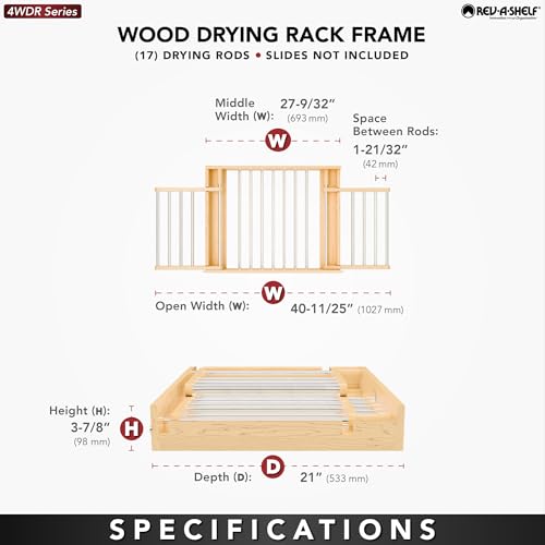 Image of Rev-A-Shelf Wood Drying Rack - Frame Only