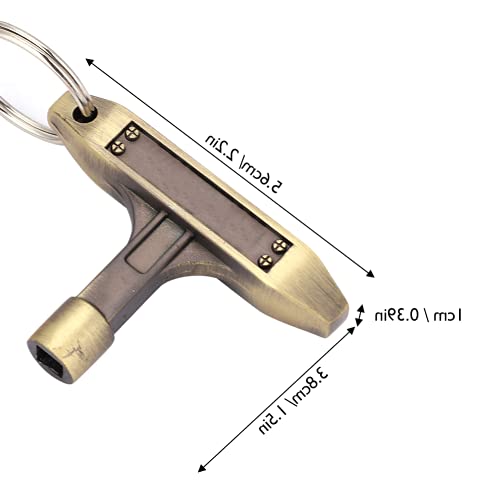 image for WNSC Wear-Resistant Drum Dial, Convenient Drum Key, Beautiful Tuning K