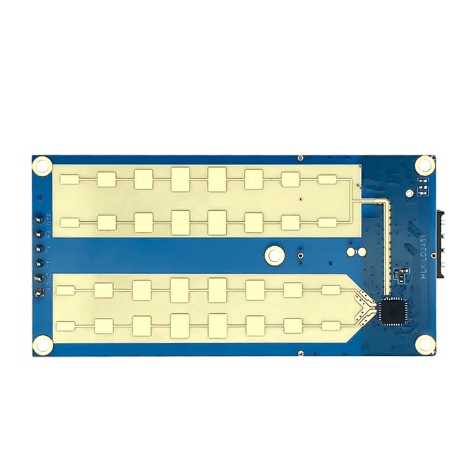 Paradisetronic.com LD2451 24GHz Radar-Modul für Abstands- & Geschwindigkeitsmessungen | Hochsensibler Fahrzeug-Status-Sensor | 100m Reichweite | FMCW Toter-Winkel-Assistent & Smart-Gate-Steuerung