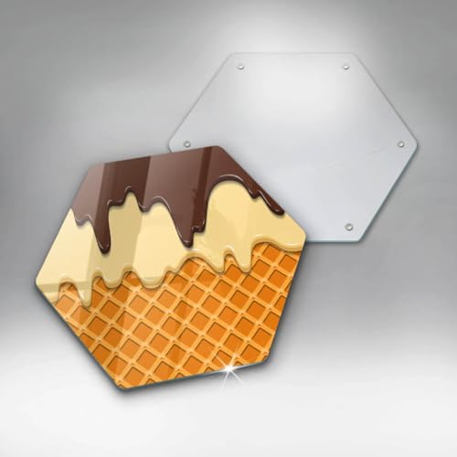 Planche à Découper Induction Wallfluent 40cm Protection Plaque Hectagonale - 6