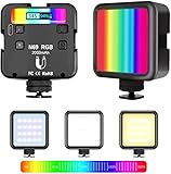 【MODO CCT Y MODO RGB】mantenga presionado el botón de función para cambiar entre el modo CCT y el modo RGB. El brillo de la led fotografia regulable es de 0 % a 100 %, el valor del color de la luz es de 0 a 360 ° y la temperatura de color es de 2500 K a 9000 K. Puede brillar según tus necesidades, y siempre hay la iluminación perfecta para satisfacer tus necesidades, permitiéndote tomar fotos más creativas y hermosas.