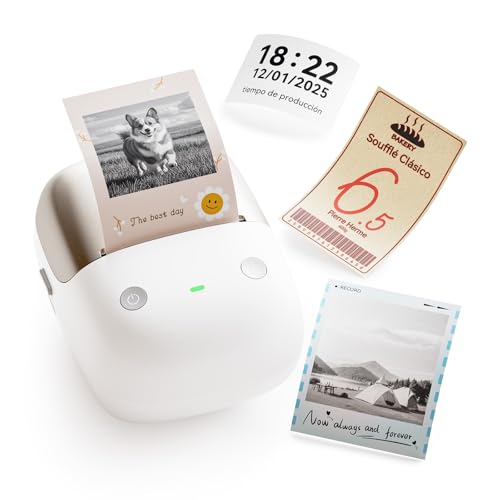 NIIMBOT Etiquetadora B2 Pro,Impresora de Etiquetas HD 300DPI,Admite impresión sin conexión,con Etiquetas Autoadhesivas Impermeables para Fotos,El Hogar, La Oficina y Los Negocios-Oro