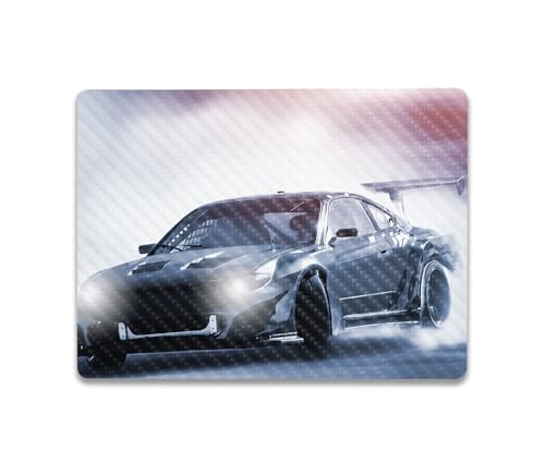 Image of MightySkins Carbon Fiber Skin Compatible with Microsoft Surface Laptop Go 3 (2023) Full Wrap Kit - Drift | Protective, Durable Textured Carbon Fiber Finish | Made in The USA
