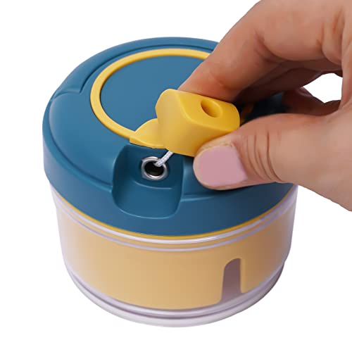 Manual Food Processor Vegetable Chopper, Portable Hand Pull String Garlic Mincer Onion Cutter For Veggies, Fruits #TOP3