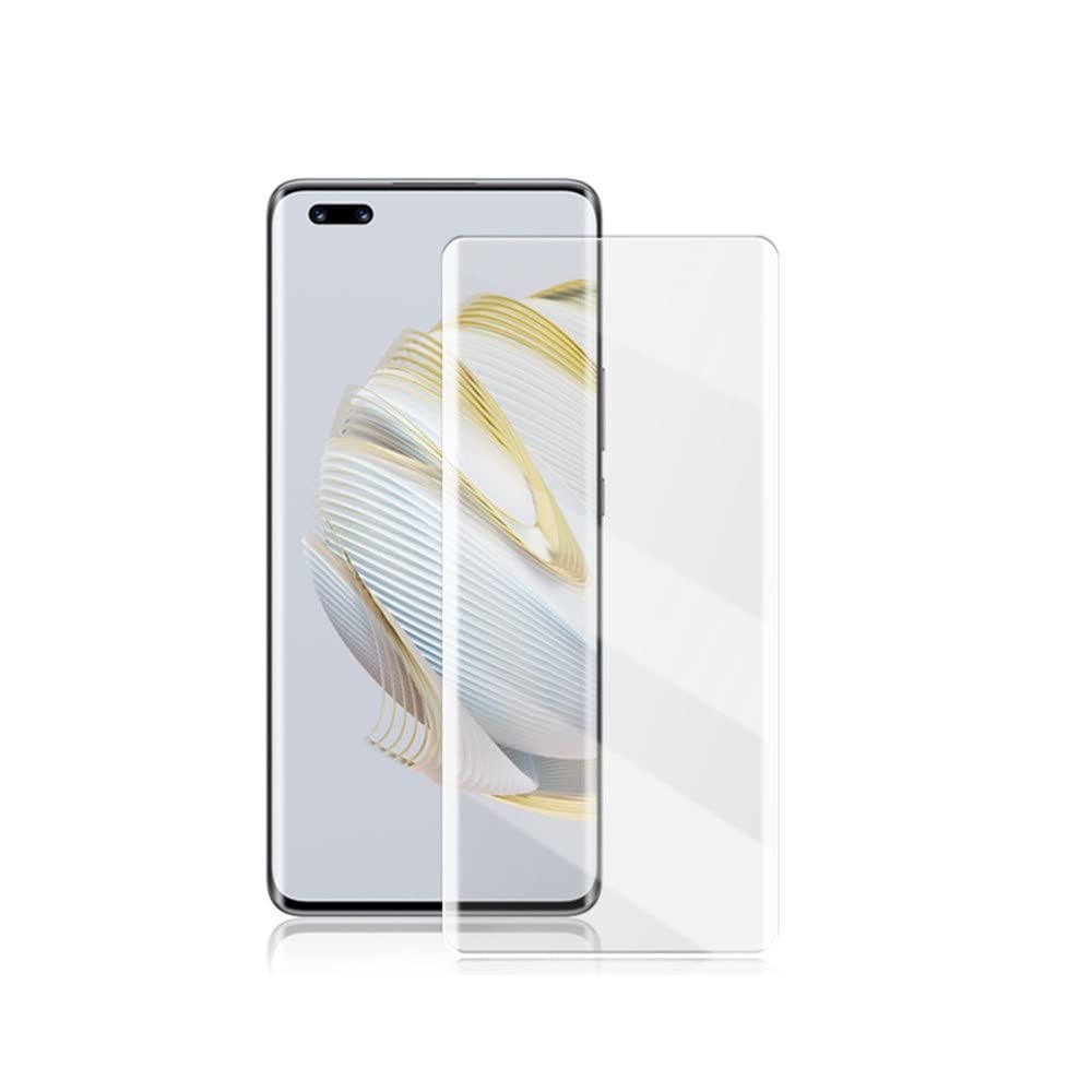 Muzz Compatible with Huawei nova 10 Pro Screen Protector UV, [UV Lamp ] Clear Curved Edge Tempered Glass for Nova 10 Pro Clear