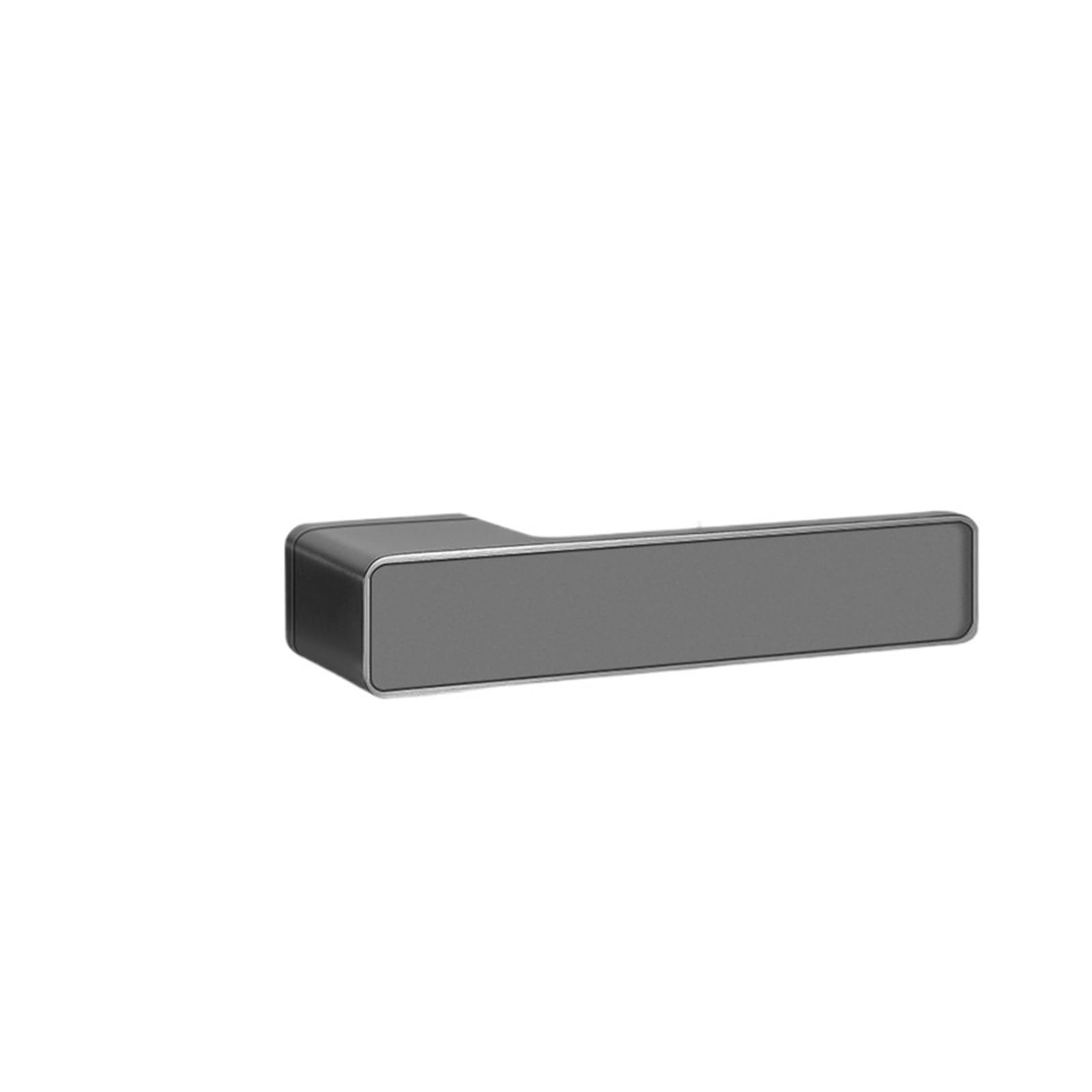 NYRXRYTCA Minimalist Invisible Door Lock Indoor Silent Magnetic Lock Bedroom Conference Room Secret Door Secret Room Single-Sided Lock Wooden Door Handle(Deep Gray invisible lock)