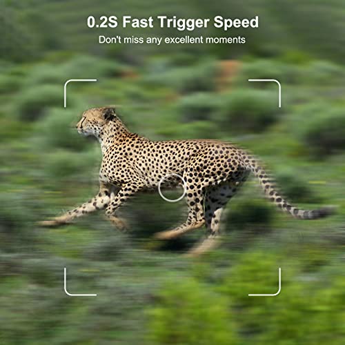 Vanbar Trail Camera 32Mp 1080P, Game Camera With Motion Latest Sensor View 0.2S Trigger Time Deer Camera With 40Pcs 940Nm No Glow Infrared Leds And Ip66 Waterproof 2.0'' Lcd For Wildlife Monitoring #TOP2