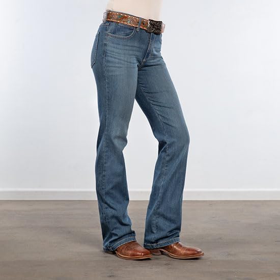 Wrangler Women's Bespoke Ada High Rise Bootcut Jeans - Image 3