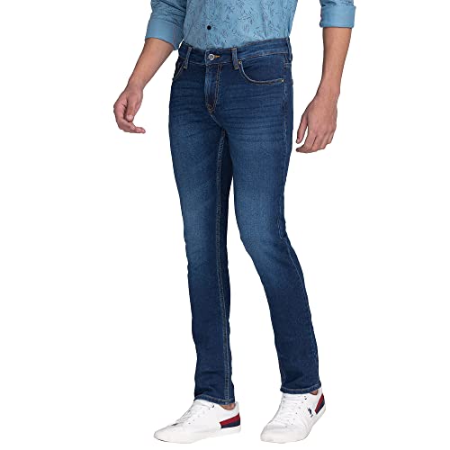 Image of Spykar Men's Rover Regular Fit Mid-Rise Jeans