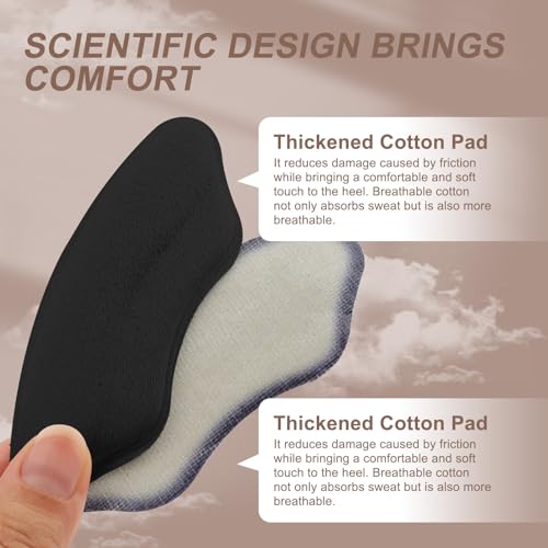 2 Pairs Heel Grips & Pads for Shoes - Non-Slip Cushion Inserts for Loose Shoes Men & Women | Prevent Blisters, Improve Fit & Comfort | Filler for Big Footwear3