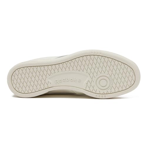 Reebok Club C 85 Mens Tennis Shoes, Casual Fashion White Sneakers for Men, Chalk/Navy/Flint Grey Metallic, 4 - image 5