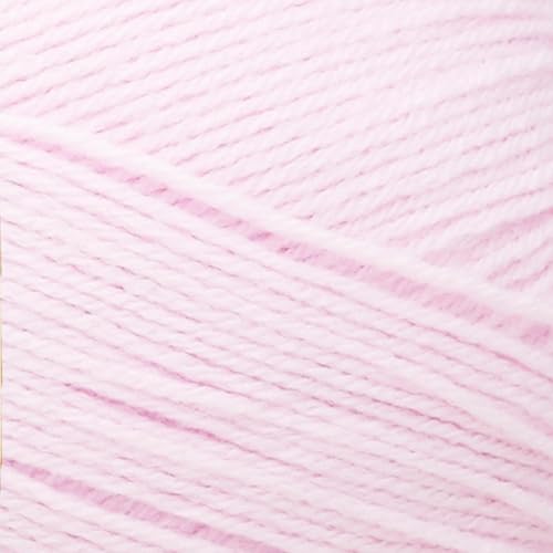 Image of Lion Brand Yarn 550-101A Pound of Love Yarn, Pastel Pink | Large Skein Everyday Basic 100% Acrylic Worsted Weight Knit Fiber for Baby Blankets, Classic Afghans, Sweaters, Scarf Sets