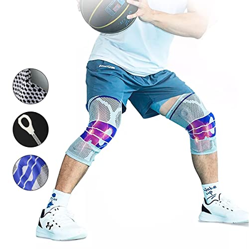 Joelheira Ortopédica De Compressão E Estabilidade Compressiva Patelar De Silicone Com Molas Dupla Fa