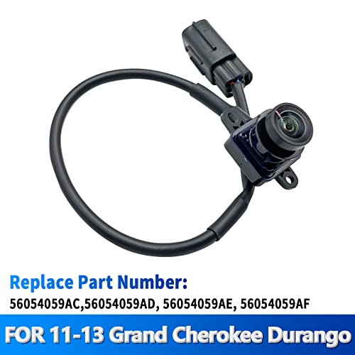 Image of Rear View Back Up Camera Compatible with Dodge Durango 2011-2013 Jeep Grand Cherokee 2011-2013 Reverse Park Assist Backup Camera Replaces 56054059AC 56054059AD 56054059AE 56054059AF