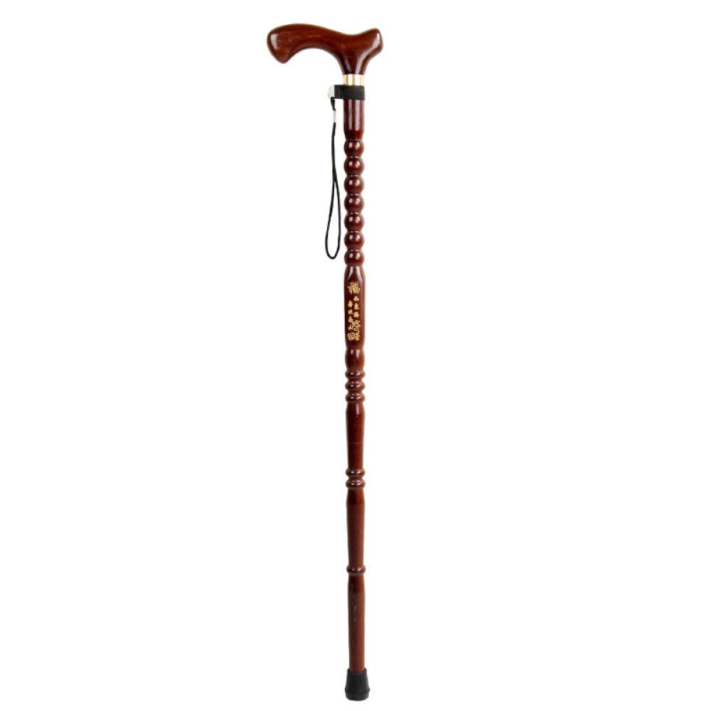 Cane en bois béquille de marche traditionnelle artisanale