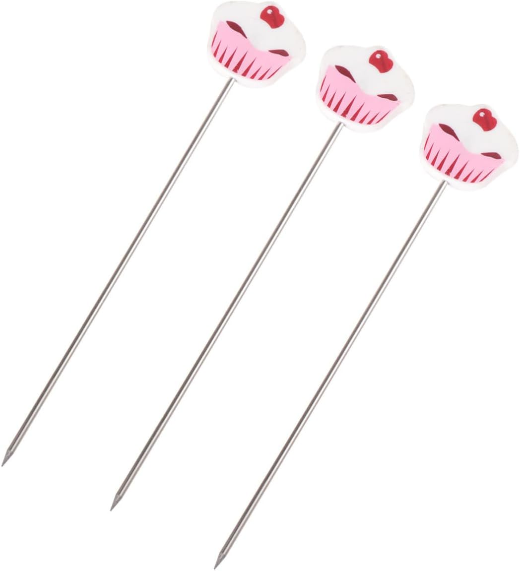 3pcs 3pcs Stainless Steel Baking Test Needle for Bread and Muffin