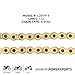 NICHE Gold 428 X-Ring Chain 112 Links with Connecting Master Link