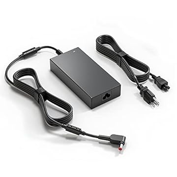 Carregador de 180W para laptop para jogos Acer Predator Helios 300 PH315-52 PH315-51 G3-571 G3-572 G3-571-77QK Acer Predator Triton 300 500 ADP-180MB K Cabo adaptador de energia
