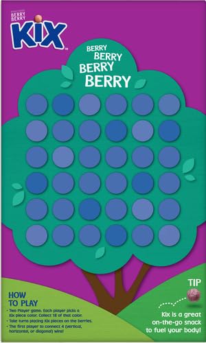 Image of Berry Berry Kix Whole Grain Breakfast Cereal, Crispy Corn Cereal, Family Size, 18 oz (Pack of 4)