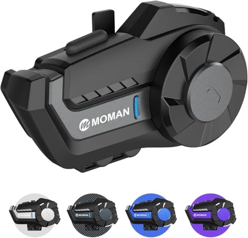 Moman H2E バイクインカム Amazon.com: Moman Motorcycle Intercom, H2E Eagle-Like Helmet