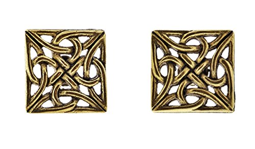 Mancuernillas Nudo Celta Oro 24K para Hombre miniatura 2