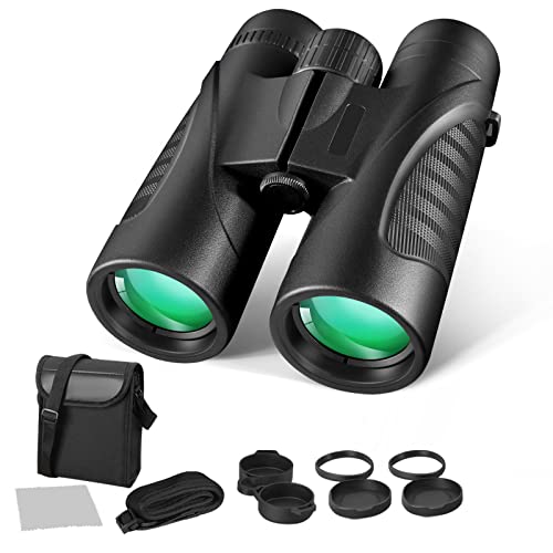 Hocerlu Fernglas Erwachsene, 10x50 FMC-Linse Leicht Ferngläser, Helle und Klare Sichtbereich, für Vgelbeobachtung…