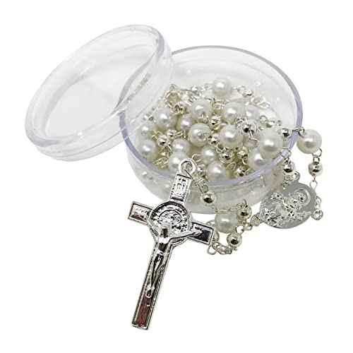Catholic Baptism Candle Set In A Wooden Box With Towel, Candle, Rosary And Shell For Baby Boys And Girls. Baptism Kit Handmade In Mexico Gift For Godparents. Holy Spirit Baptism Kit Kit De Bautizo. #TOP5