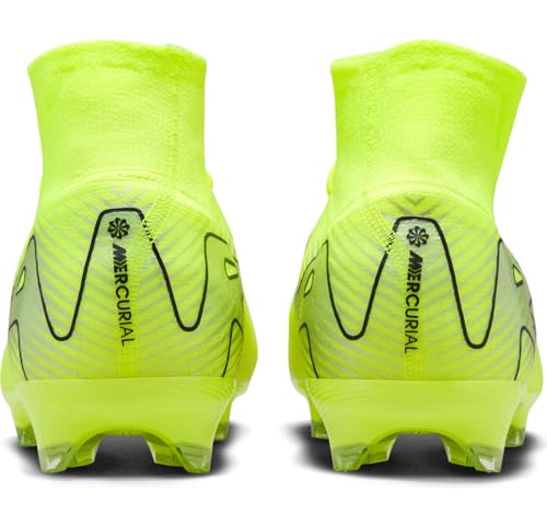 Image of Nike Men's Football high top Soccer Shoe, Volt Black, 7.5
