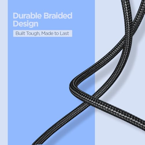 Image of UNIGEN 1.5M USB Type C to Lightening 27W Fast Charging Nylon Braided USB Cable C Cable For iPhone 14,14 Pro,14 Pro Max, iPhone 13 Series,12,12 Pro,11,11 Pro Max iPhone 12 Mini, X, 8 Fast Data Transfer