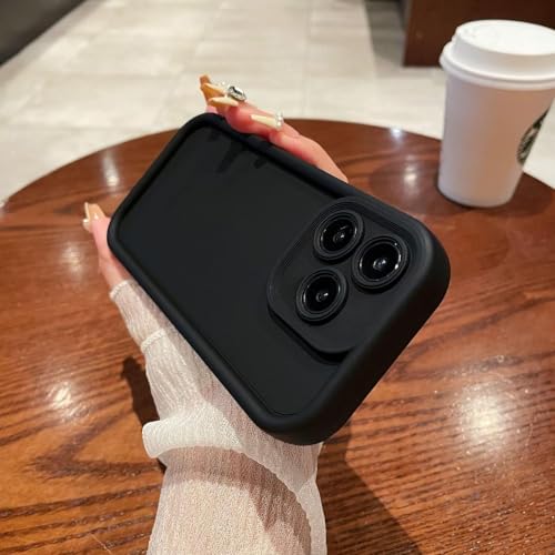 Image of Scalebee Case Cover for Mi Redmi 13 5G / Poco M6 Plus 5G, Black | Matte Soft, Flexible Silicon, Shockproof, Camera Protection